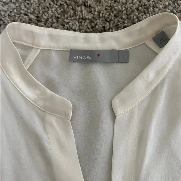 VINCE 100% Silk Long-Sleeve Blouse - Picture 5 of 11